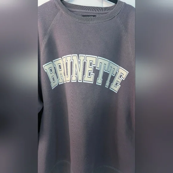 GUC Brunette The Label / BTL NYBF Crewneck Sweater Size M/L - Picture 2 of 7